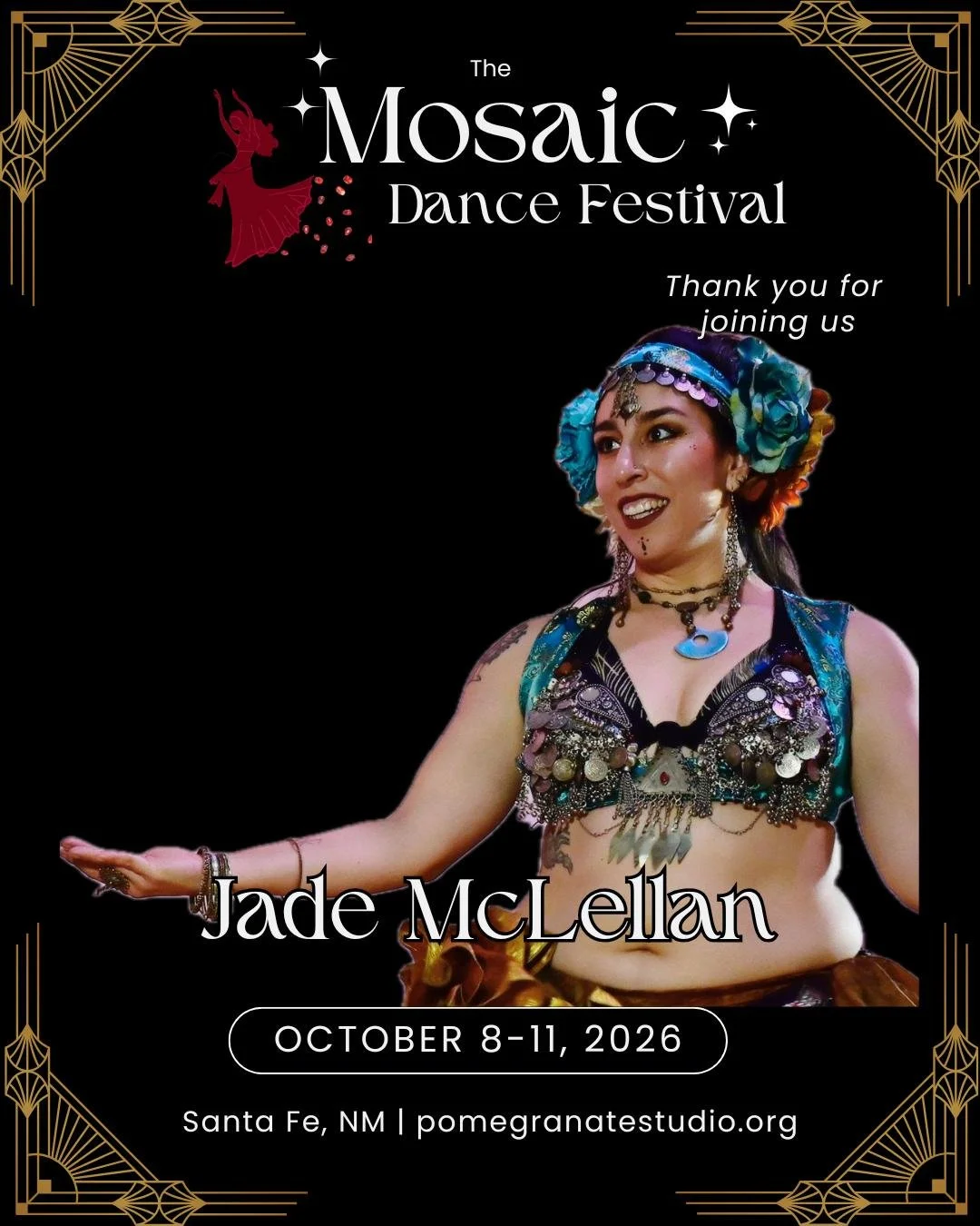 Thank you Jade McLellan for joining us in celebrating Pomegranate Studios 30th Anniversary! 

For more info on this event visit pomegranate studios.org