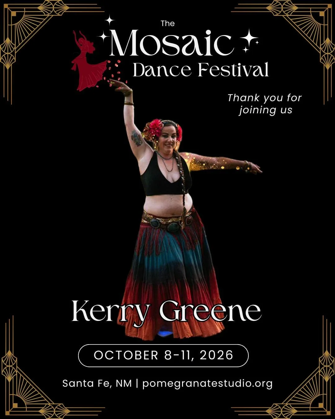 Huge thank you to Kerry Greene for joining us in celebrating Pomegranate Studios 30th Anniversary Dance Party!! We look forward to dancing with you!

For More info on this event please visit: pomegranatestudio.org