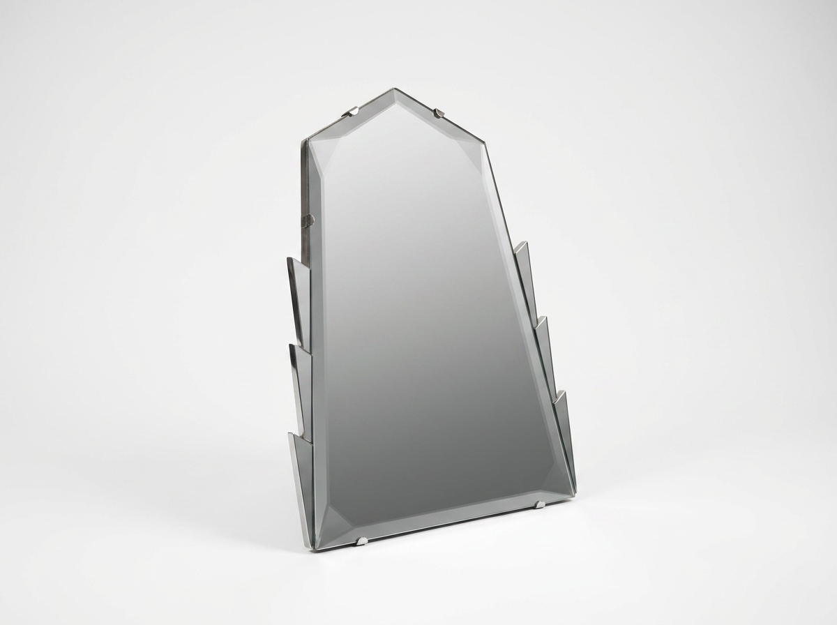 AN ART DECO DRESSING MIRROR