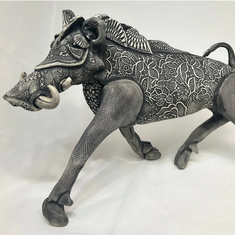 Alison Pink sculpture 1 at Cookham Festival Sculpture Garden