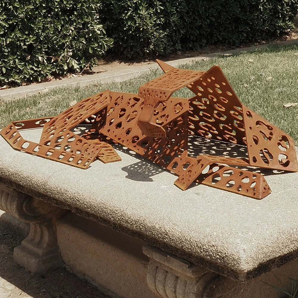 Mike Clancy sculpture 1 at Cookham Festival Sculpture Garden