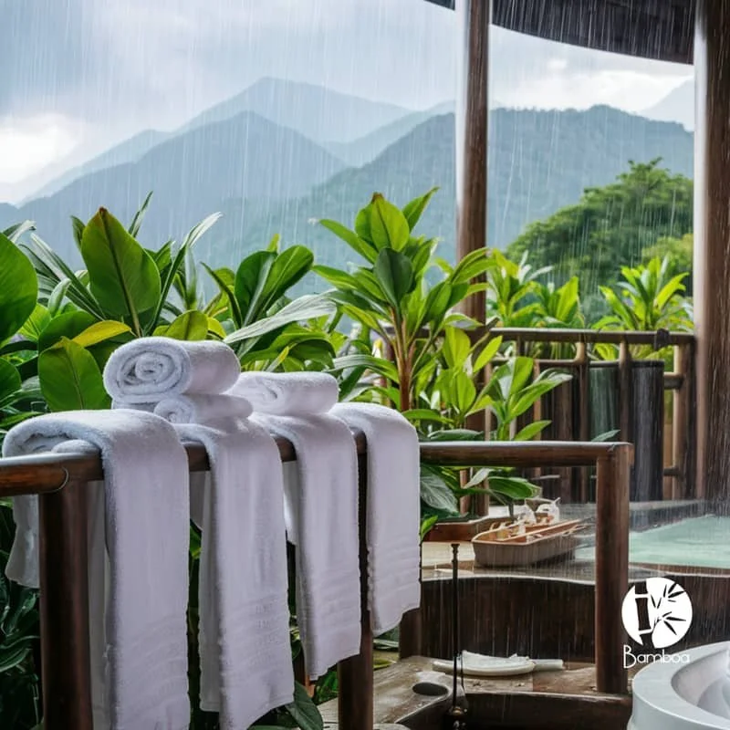 Beautiful fluffy lush towels In all sizes for hotels and home use