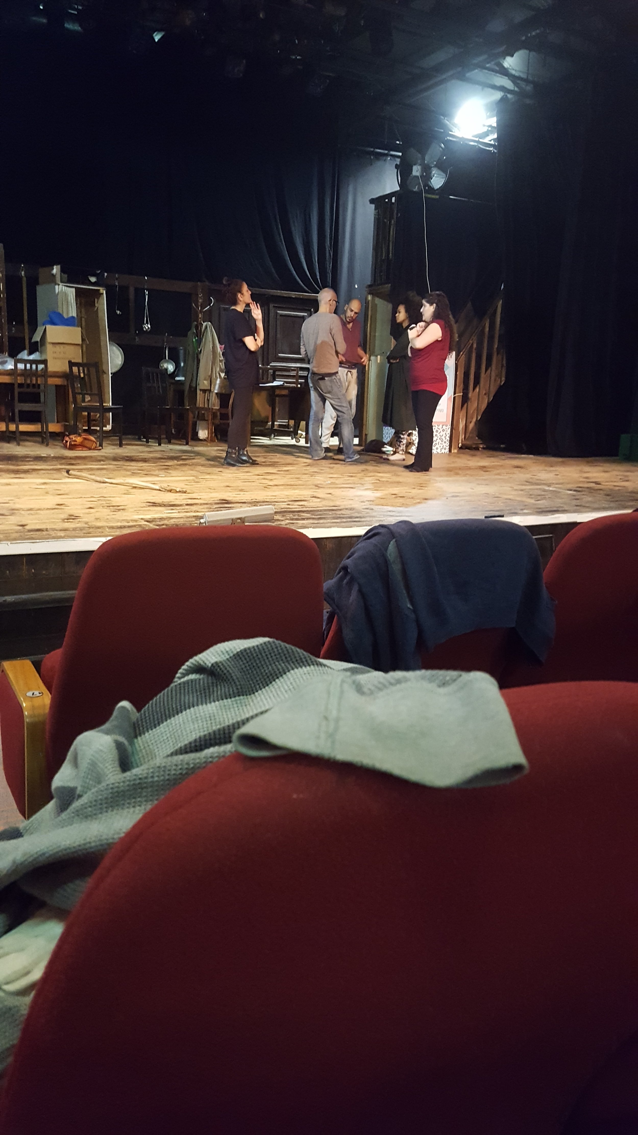 Na Laga'at Theatre. Gili Hammer, research.