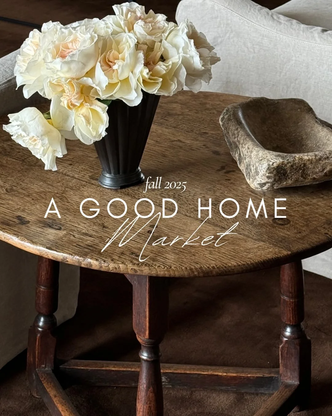 Announcing the Fall 2025 A Good Home Market

Saturday, November 1st + Sunday, November 2nd
10am - 2pm
123 Norwich Salem Road, Lyme (at the barn)

Visit www.agoodhomemarket.com for FAQs and more info. 

All previews and sneak peeks of our vintage + se