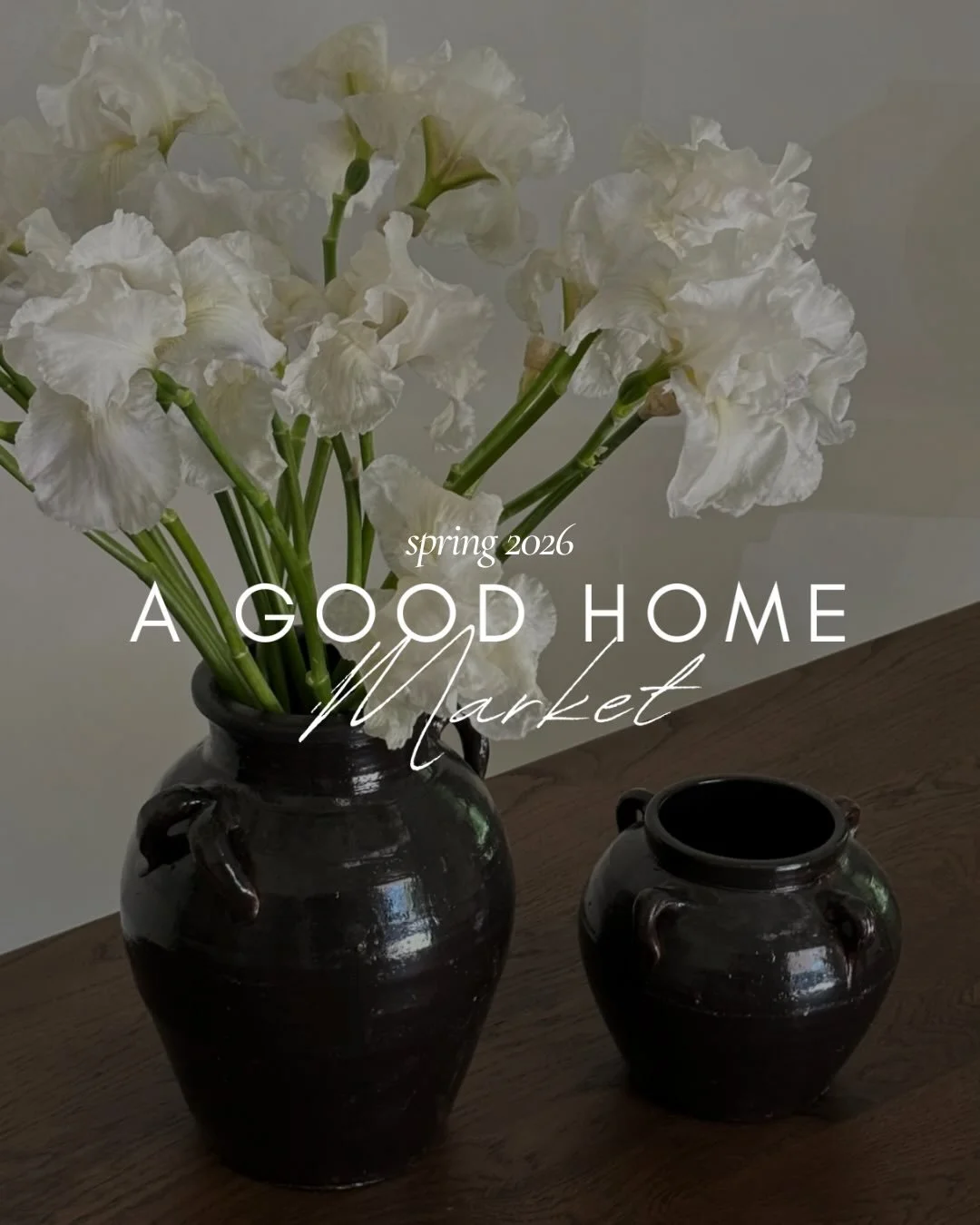 Announcing the Spring 2026 AGH Market 🤎 There are two ways to shop the market this spring. 

Part I: Online Drops
Friday, March 20th- Sunday, April 19th
on @agoodhomemarket only

Part II: In-Person Market
Saturday, April 25th + Sunday, April 26th
ly