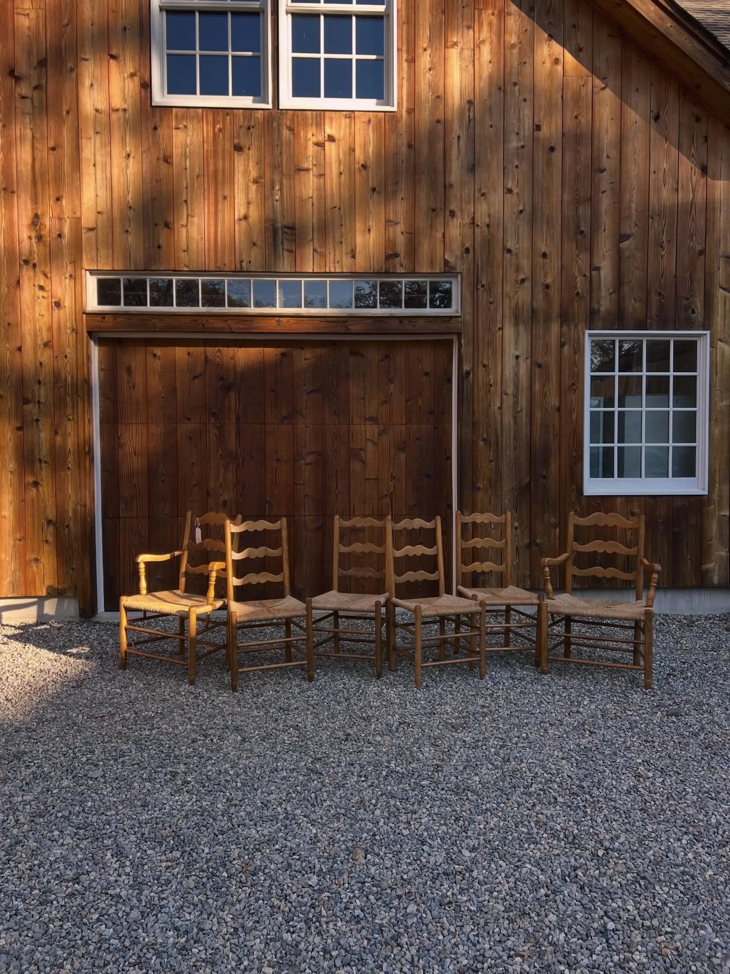 Spring 2026 Online Drop No. 9

Enhance your living space with this set of Vintage Dining Chairs. Crafted with a woven cord seat and wooden ladder-style back, these chairs exude charm and character. Set includes 2 armchairs and 4 side chairs.

Ladderb
