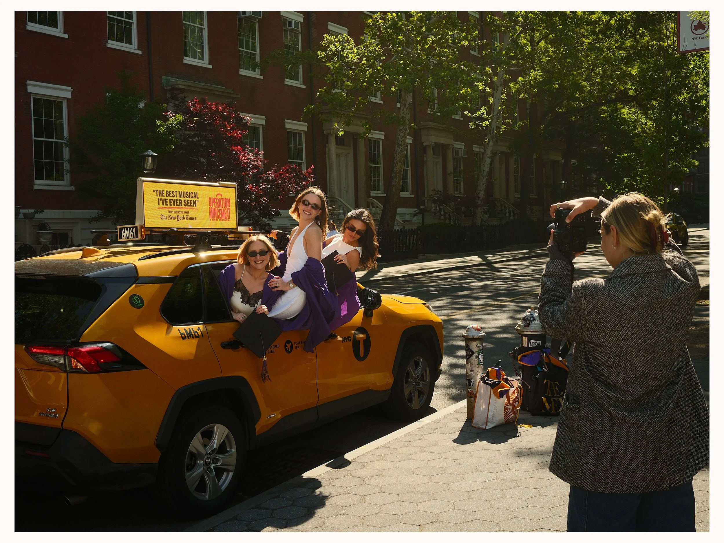 2026 NYU Graduates celebrate near Washington Square Park, New York City