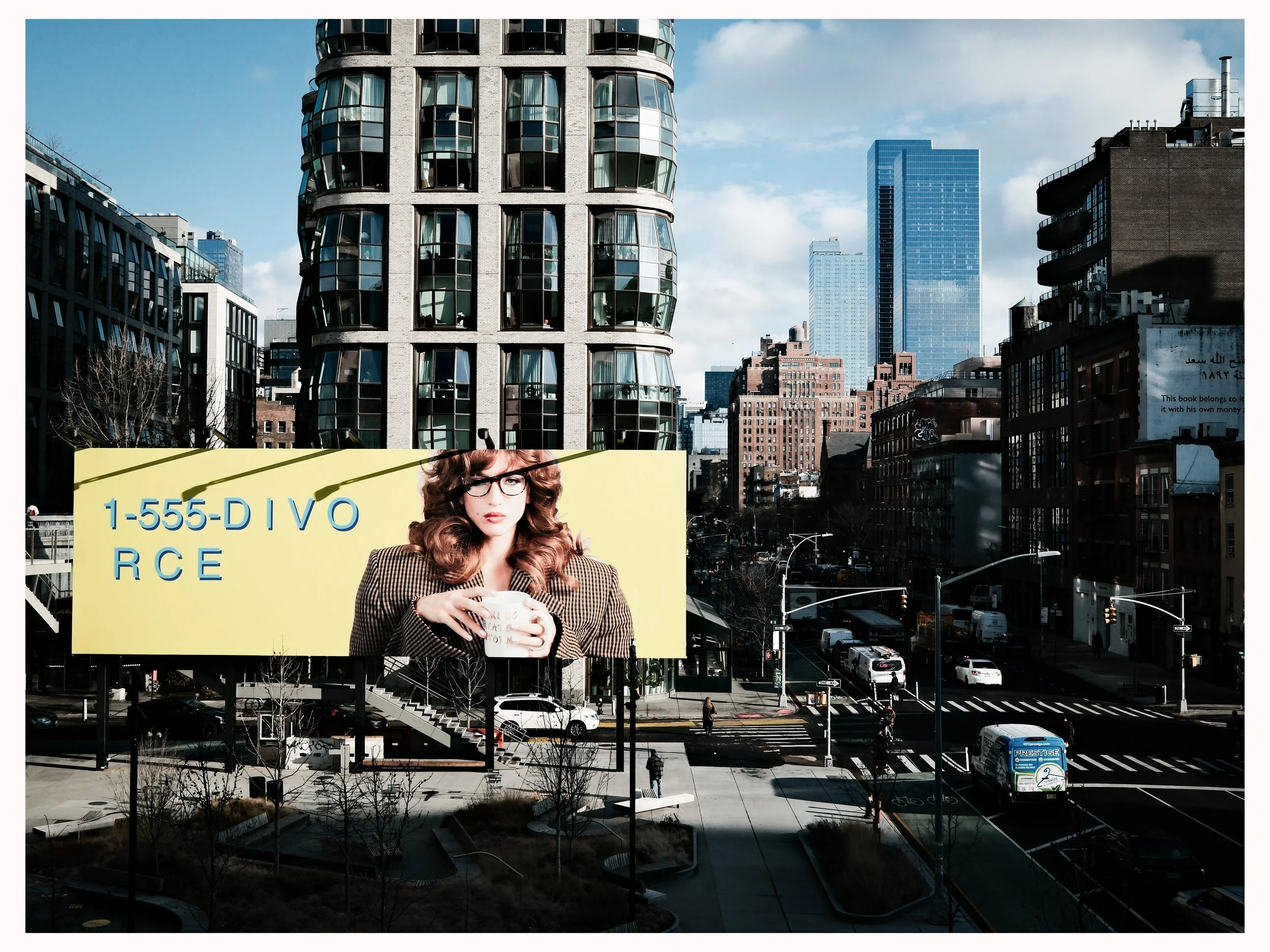 Highline NYC Billboard Art

