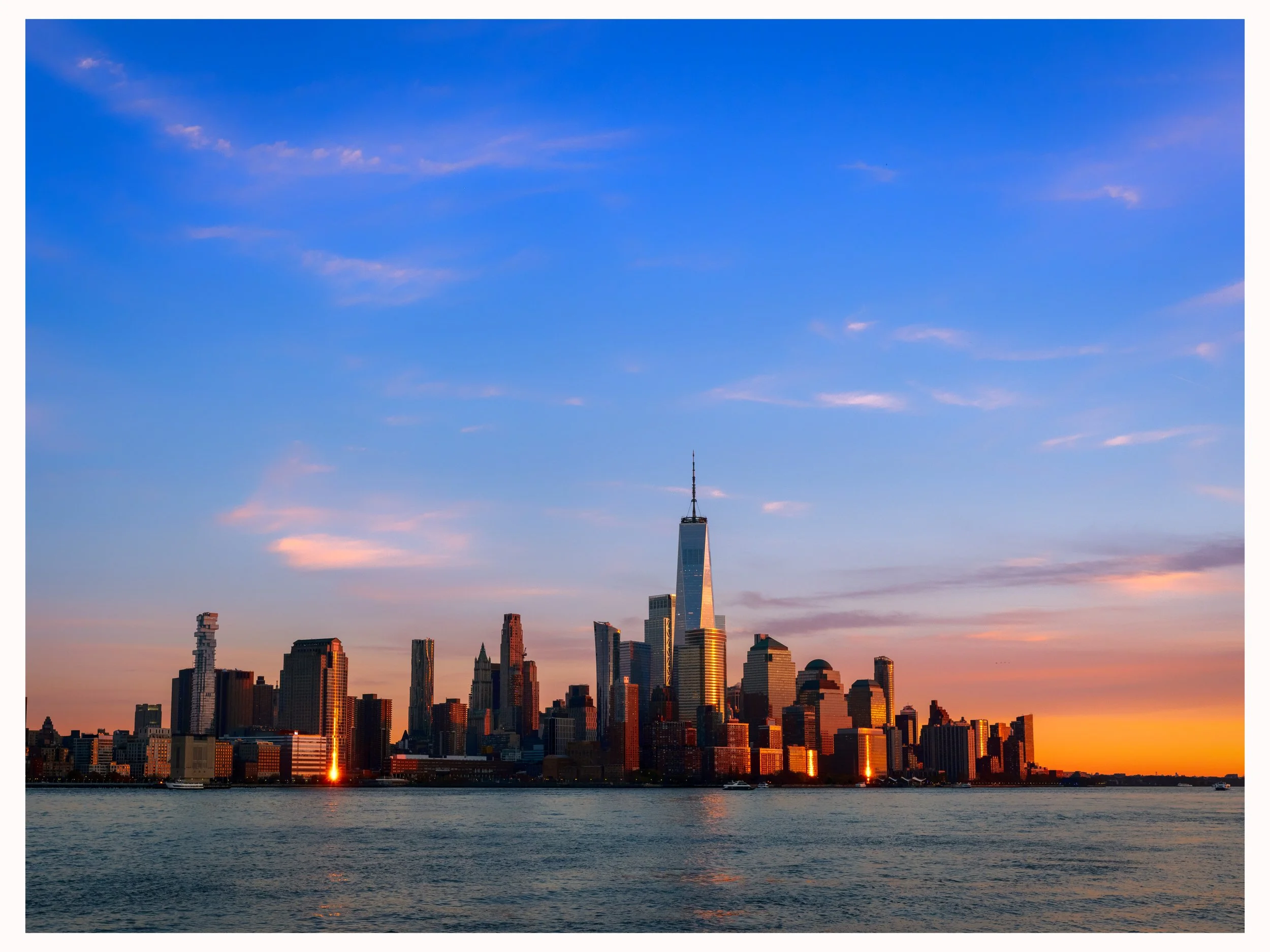 NYC Skyline at Sunset