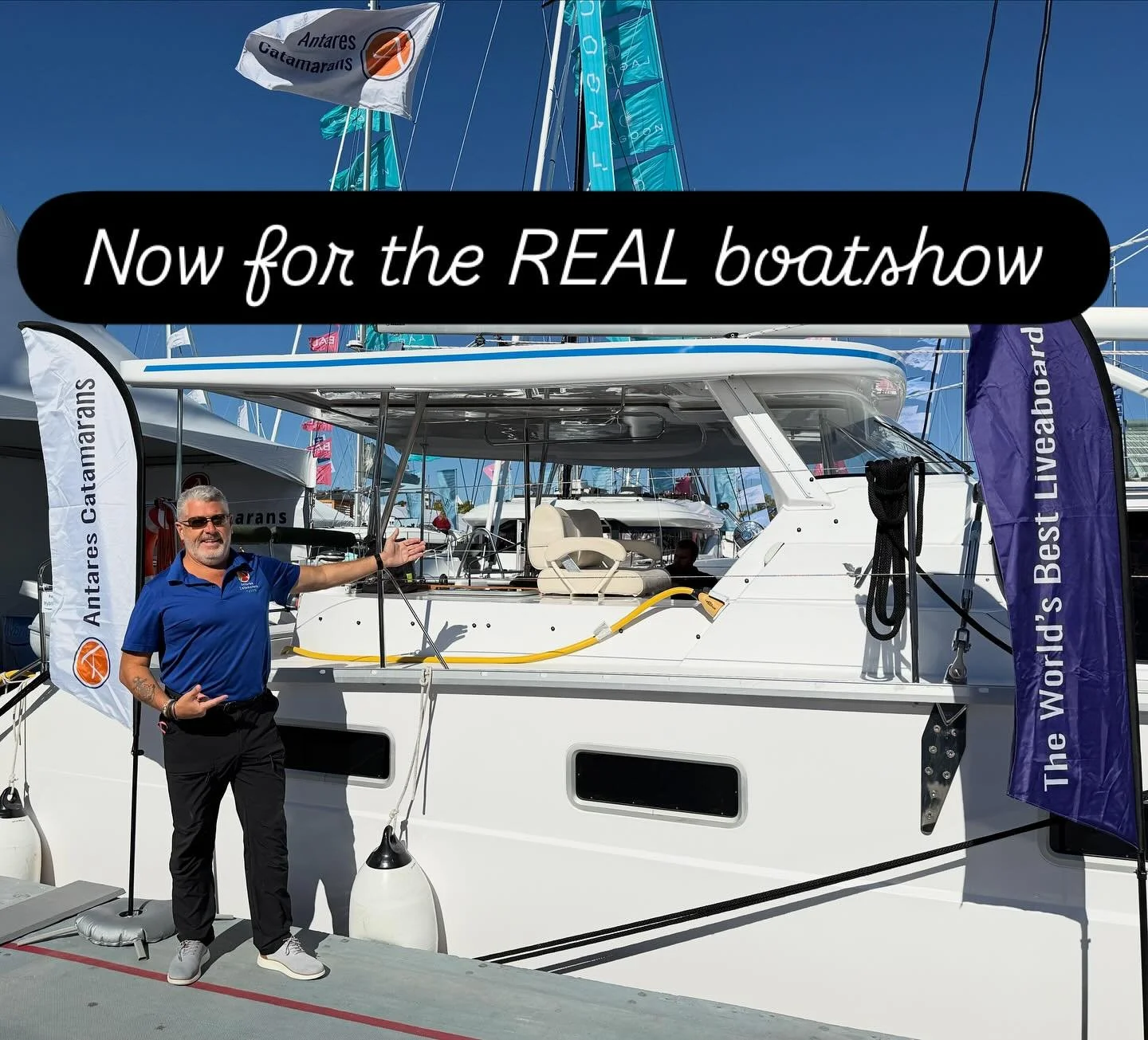 So if anybody is visiting the boat show, come see me on C dock at the Antares booth!