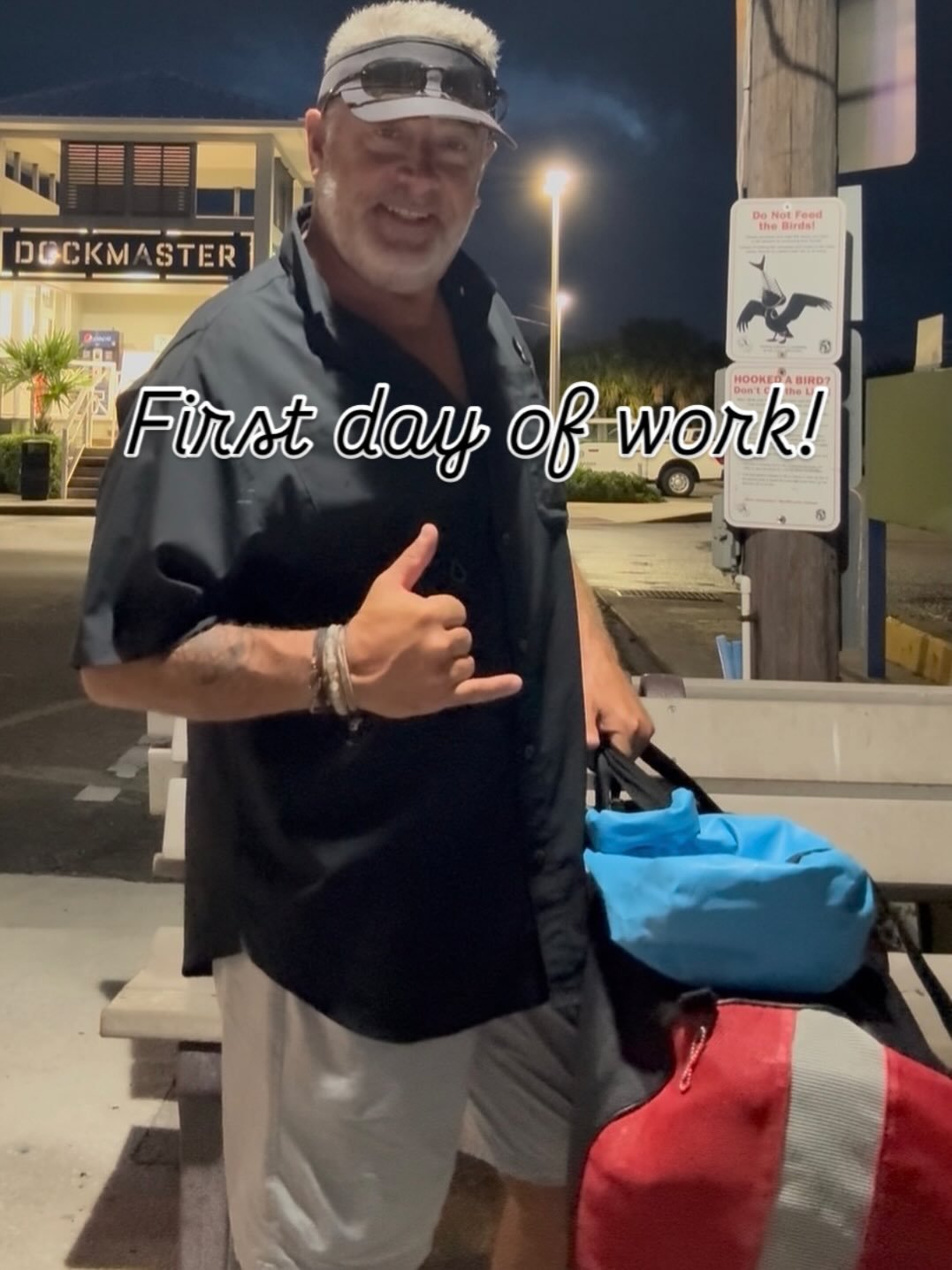 As we all used to take pictures of our kids going off to the first day of school&hellip; Here&rsquo;s Captain Ohana Dave going off on his first day at work.
.
Looks like they plan to use me the majority of the time as a captain, between the three sho