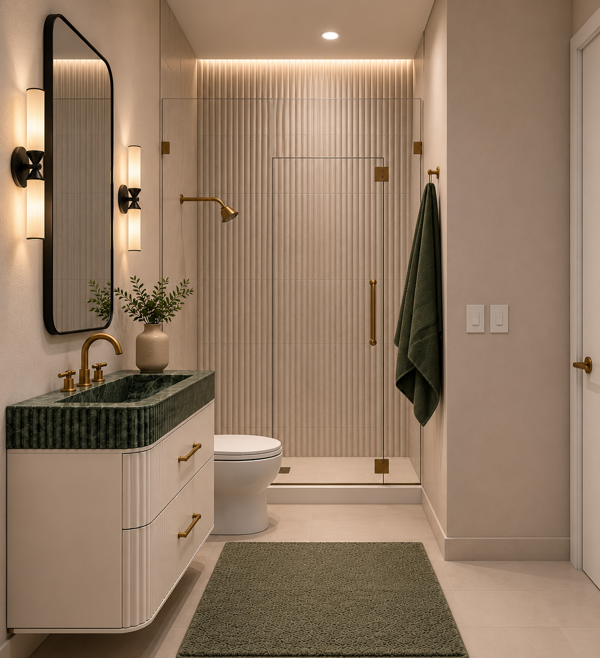 Guest Bath-Wall wash,black sconces.png