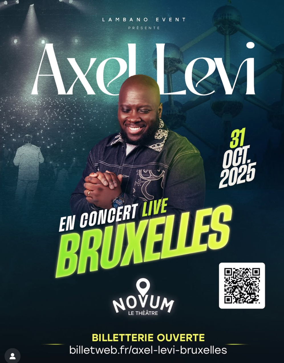 Axel Levi en concert live à Bruxelles