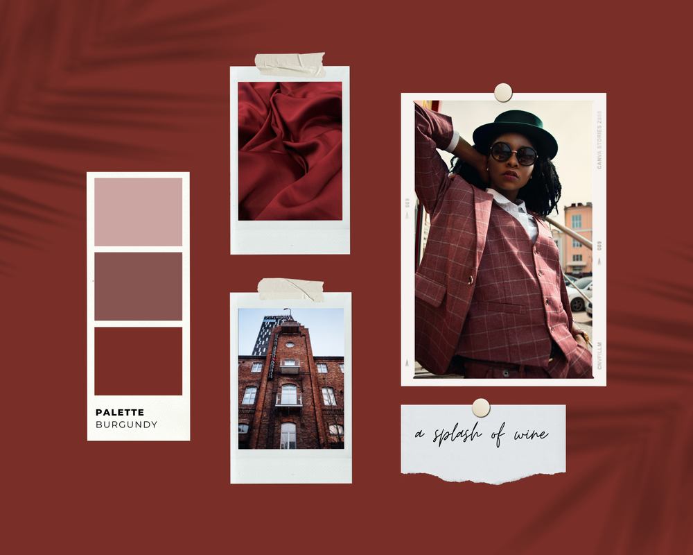 Burgundy Realistic Color Inspiration Moodboard Photo Collage.png