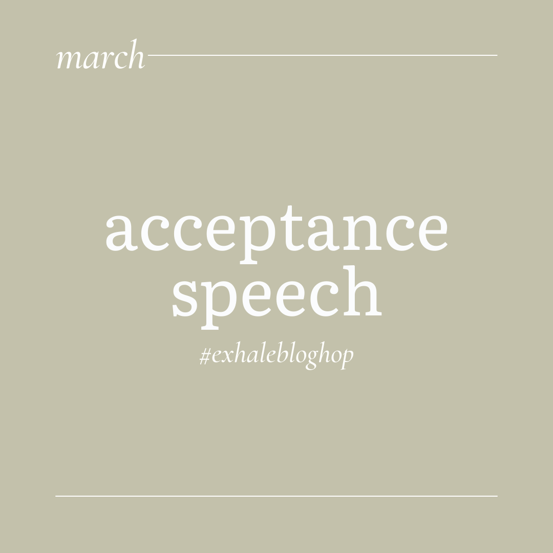 March: Acceptance Speech