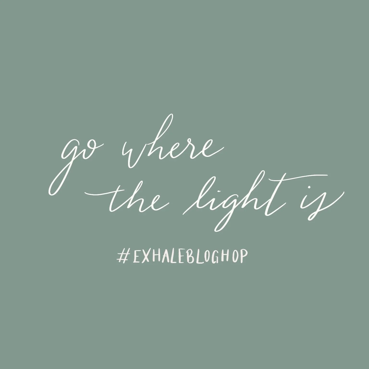 April: Go Where the Light Is
