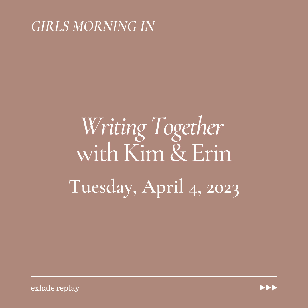 Apr 2023: Girls Morning In with Kim and Erin