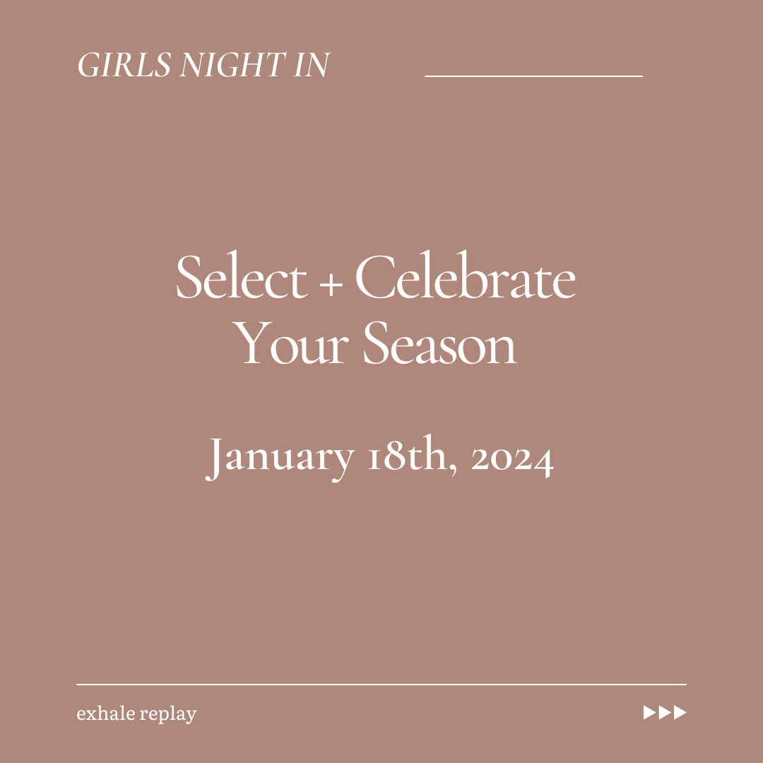January 2024: Select &amp; Celebrate Your Season