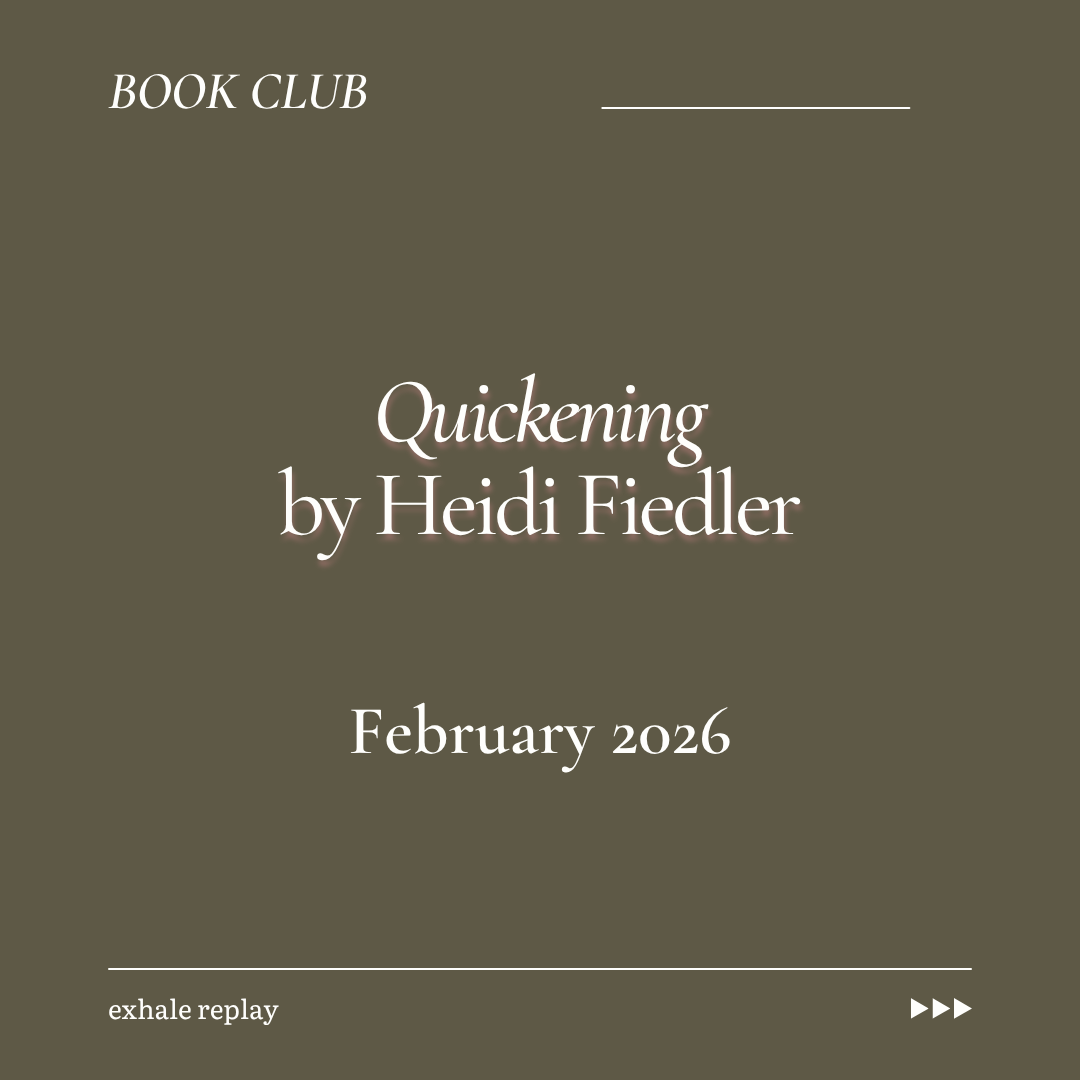 Book Club: Quickening