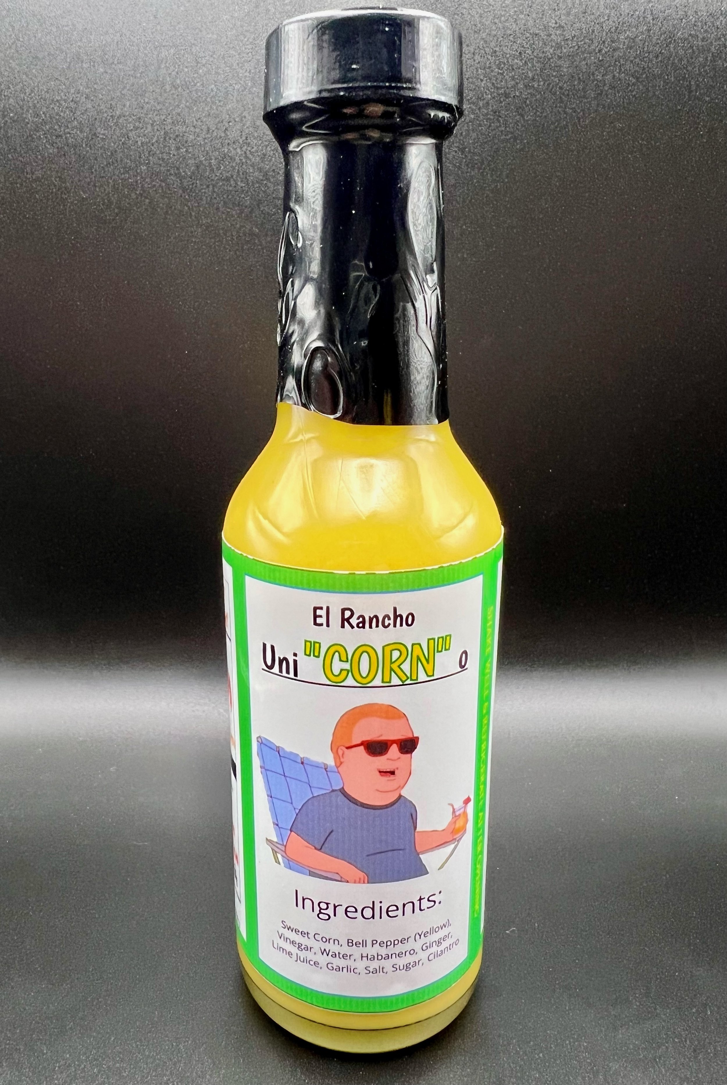 The Hot Sauce Hookup, Hot Sauce, Habanero, Sweet Corn, El Rancho Uni"CORN"o