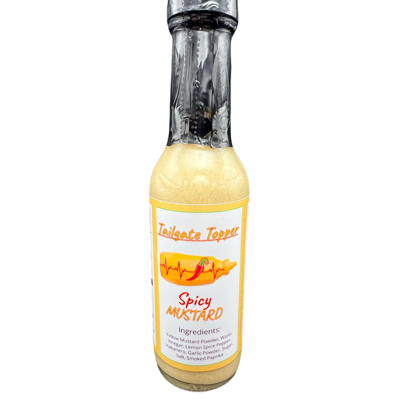 The Hot Sauce Hookup, Hot Sauce, Peppers, Mustard, Spicy Mustard, Tailgate Topper