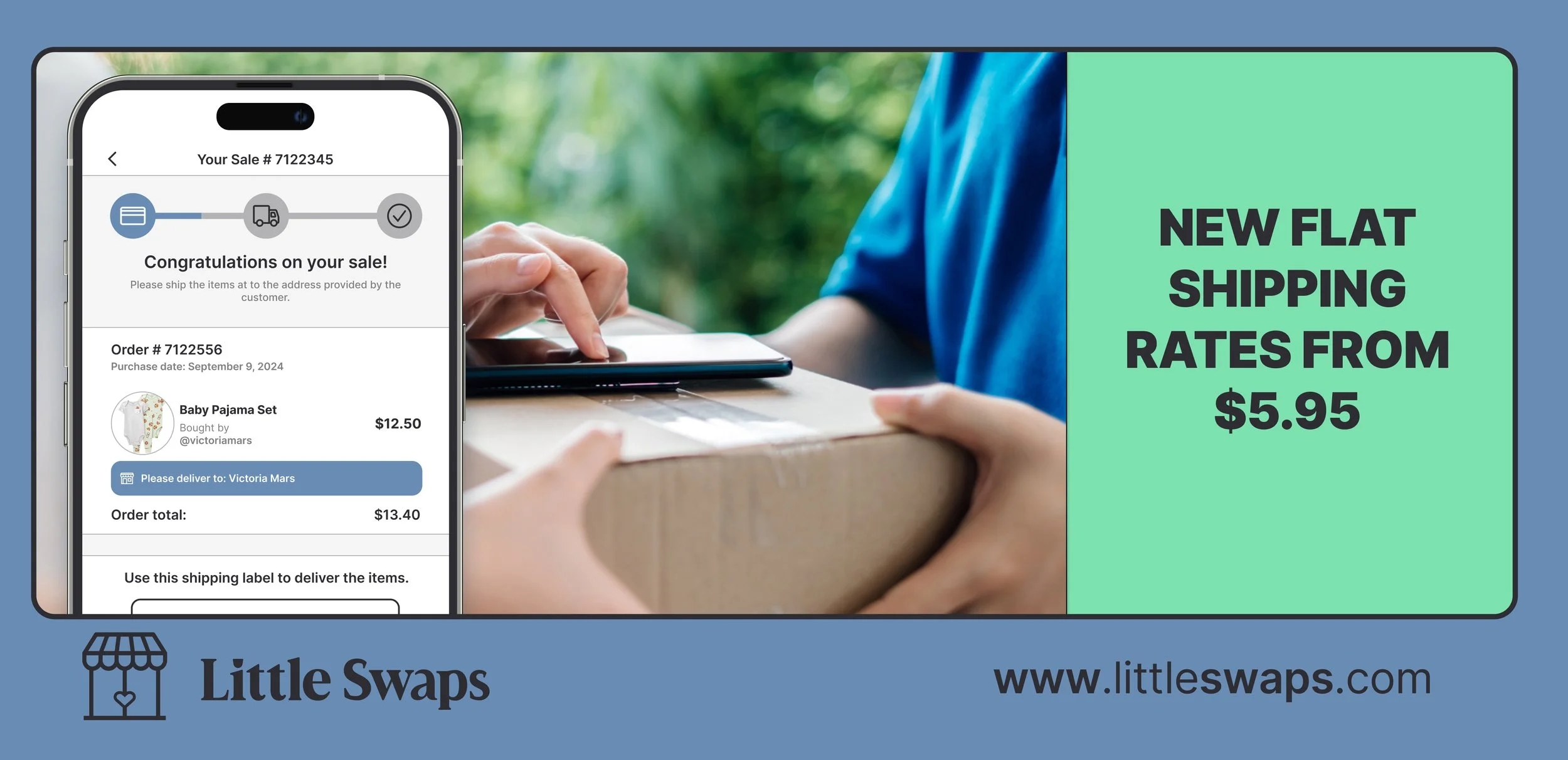 NEW FLAT SHIPPING RATES from $5.95