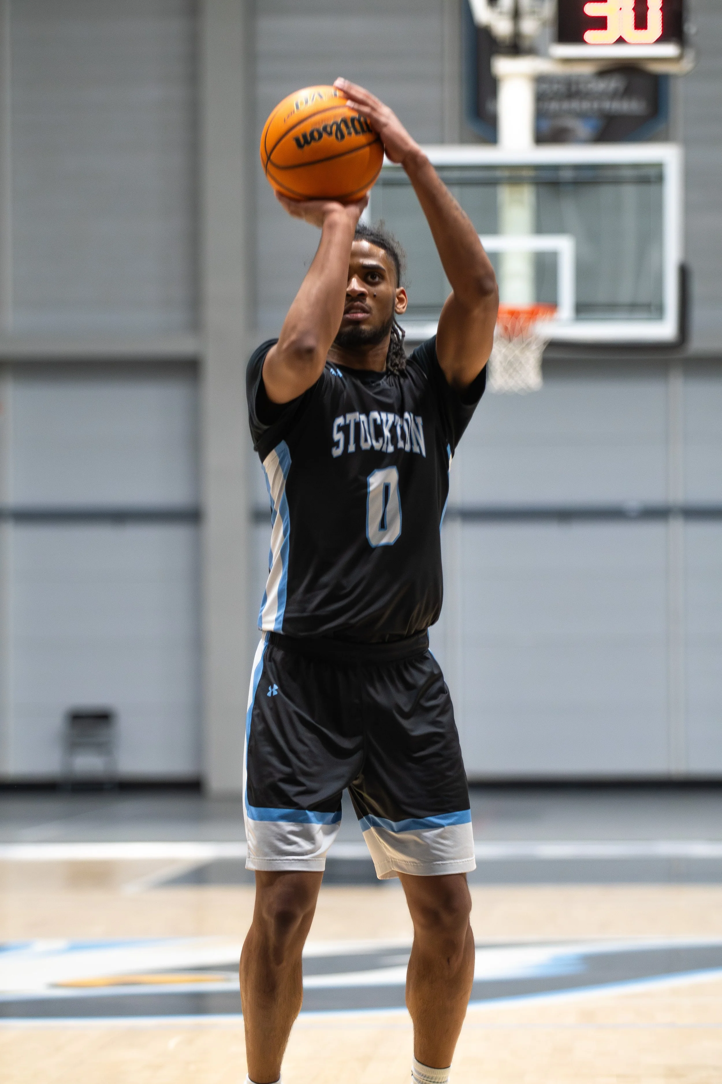 Stockton V Chris. Newport Men Basketball