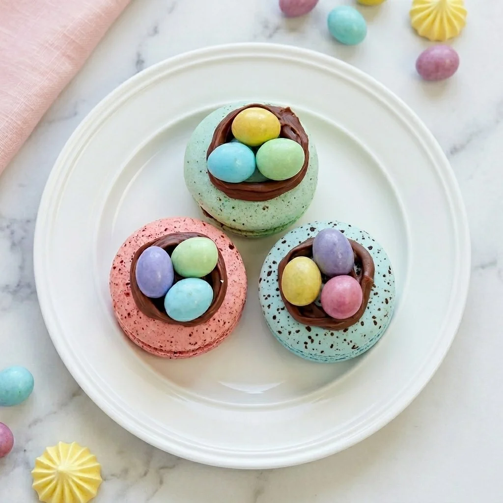 Easter Bird Nest Macaron Box