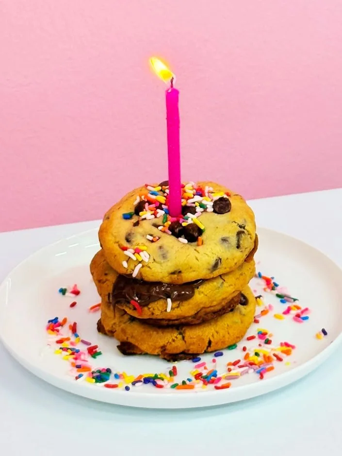 Birthday cookie tower.jpeg