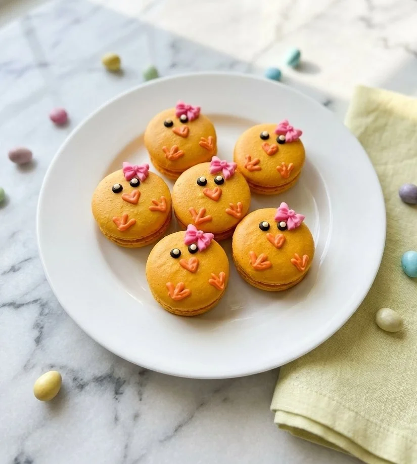 Easter Chicks Macarons