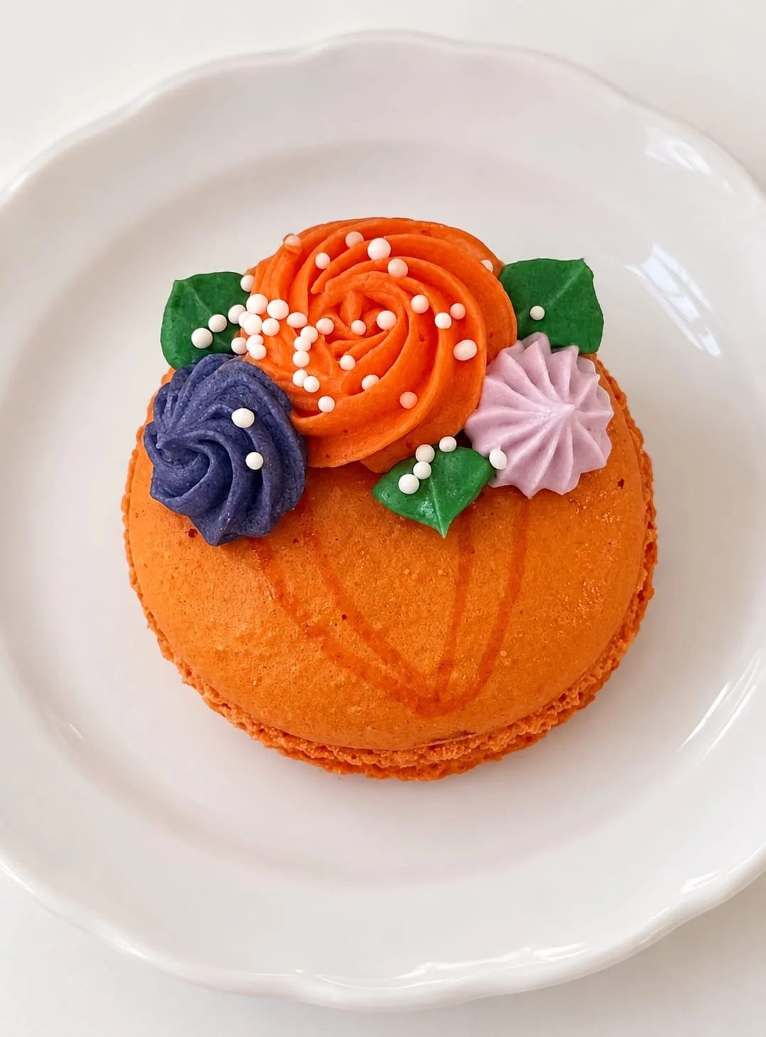 Pumpkin Macaron