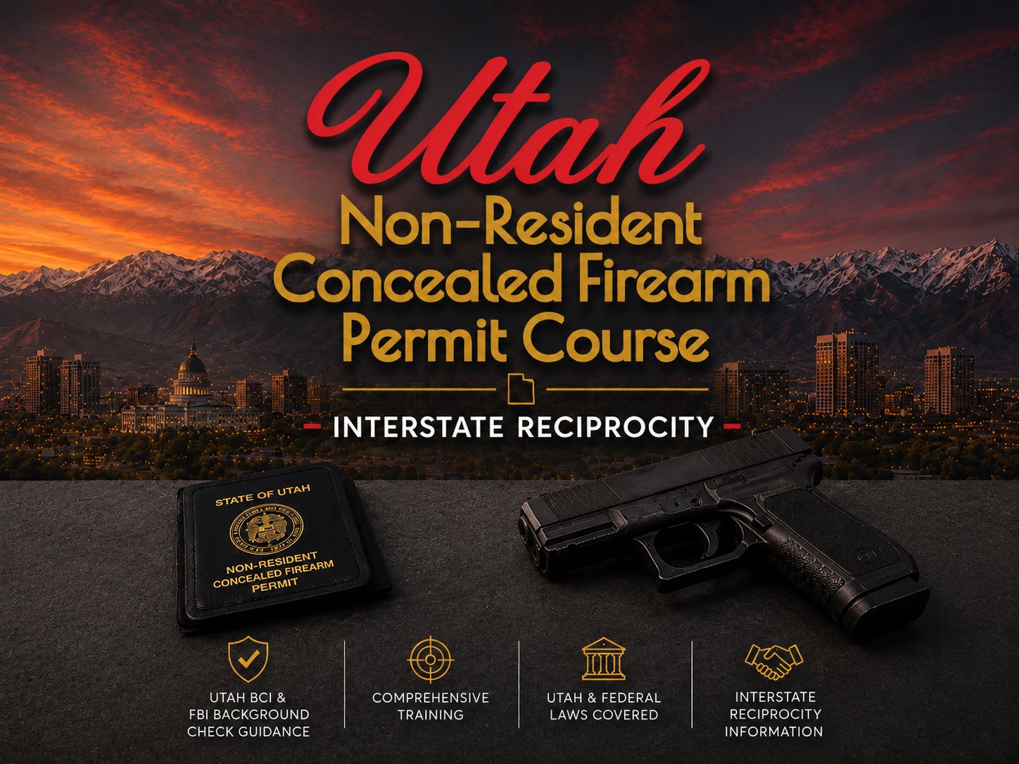 Utah Non-Resident Concealed Firearm Permit Course
