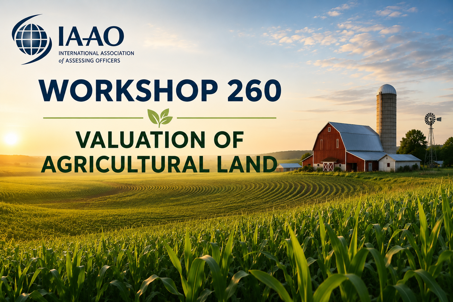 IAAO Workshop 260 - Valuation of Agricultural Land