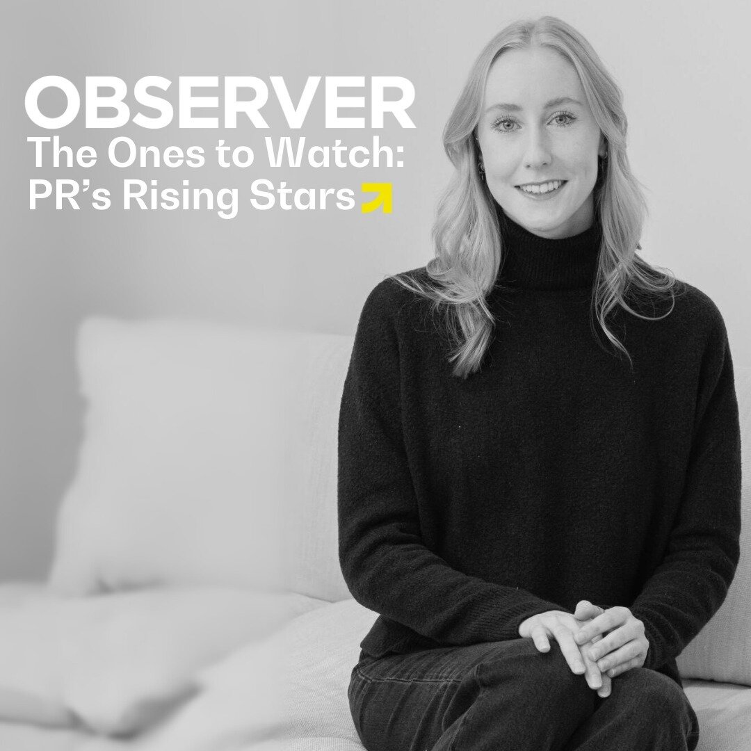 The @observer has released its highly anticipated feature of top Rising PR stars, and we are pleased to congratulate UpSpring's own Adelaide Godwin for making the list! 🌟

Join us in celebrating Addie's well-deserved achievement, and check out her f