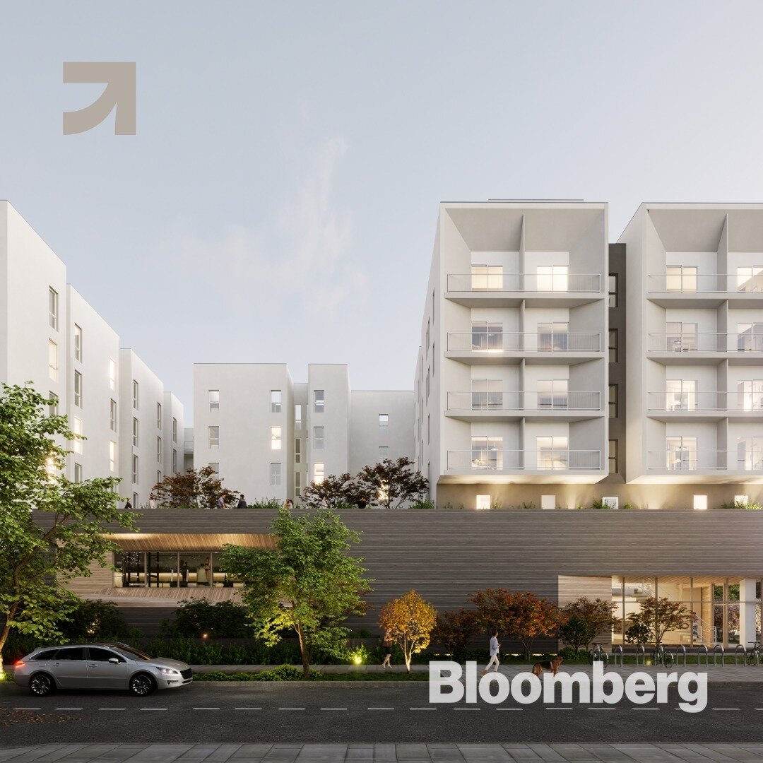 @jzarchitecture's vision for affordable housing in LA shines bright in @bloomberg!💡 

Proud to highlight their strides, exemplified by this rendering of their latest Sherman Oaks project. Dive into the article via the link in our bio to hear from JZ