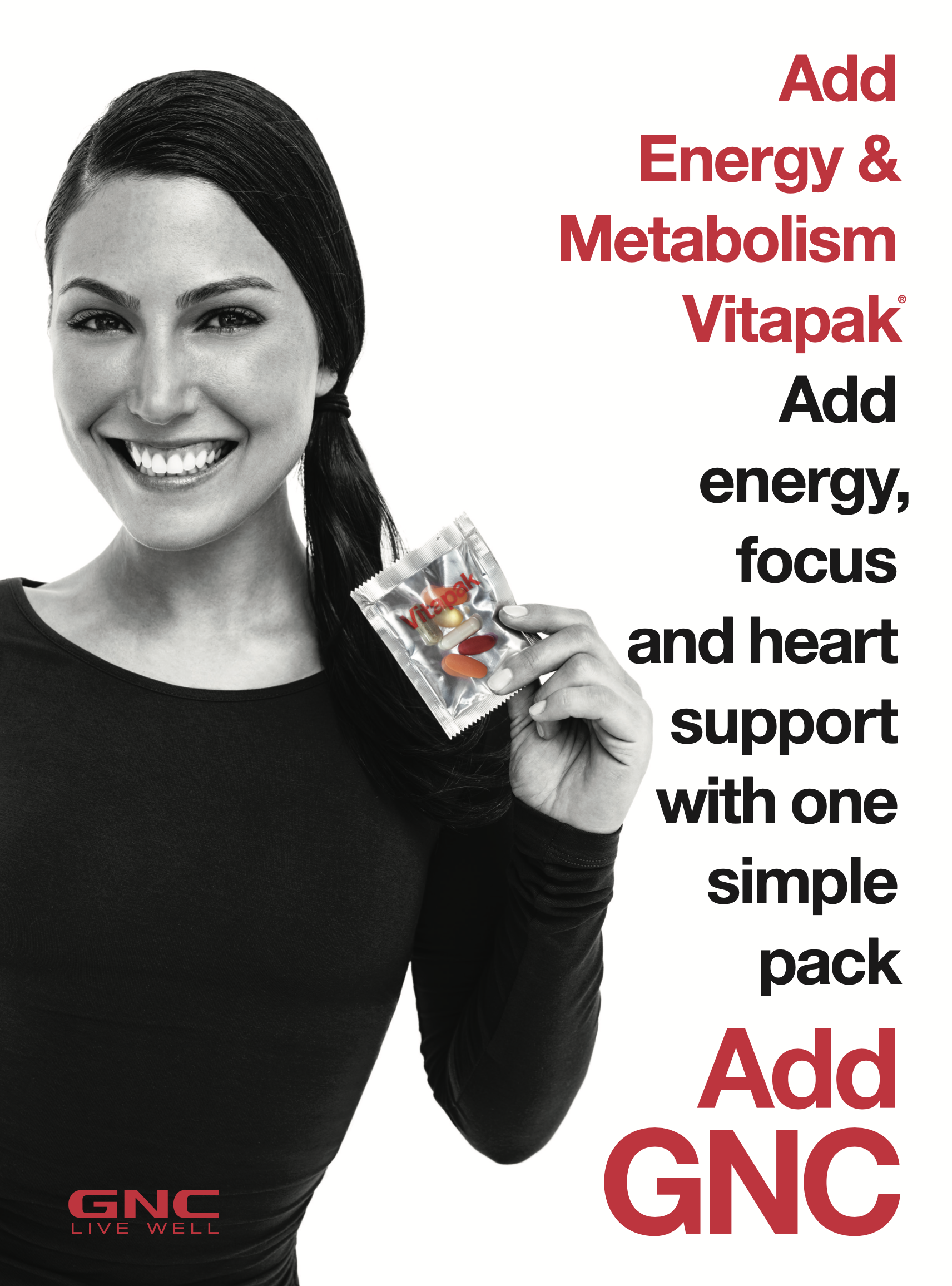 GNC Ad Design by Tiny Penthouse Studio and Melanie Gargano