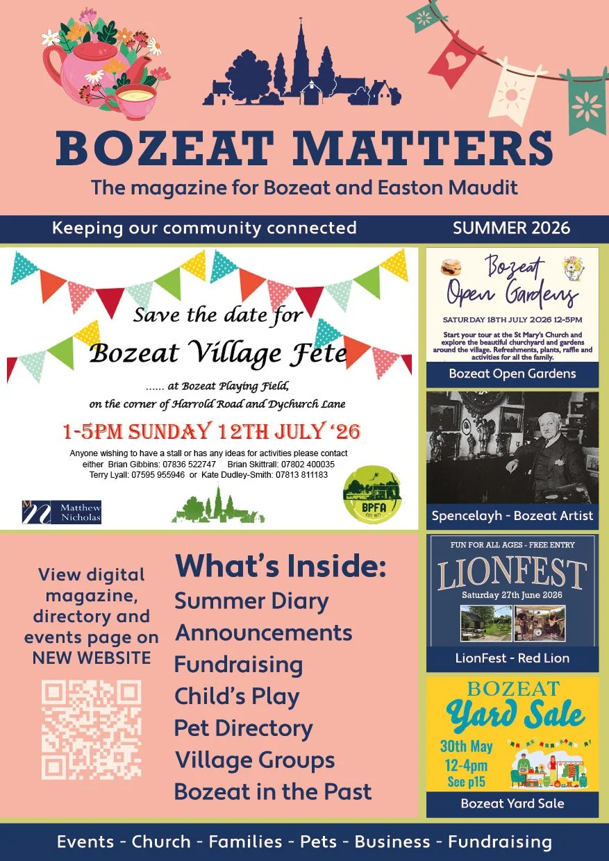 Bozeat Matters magazine Summer 2026 front cover