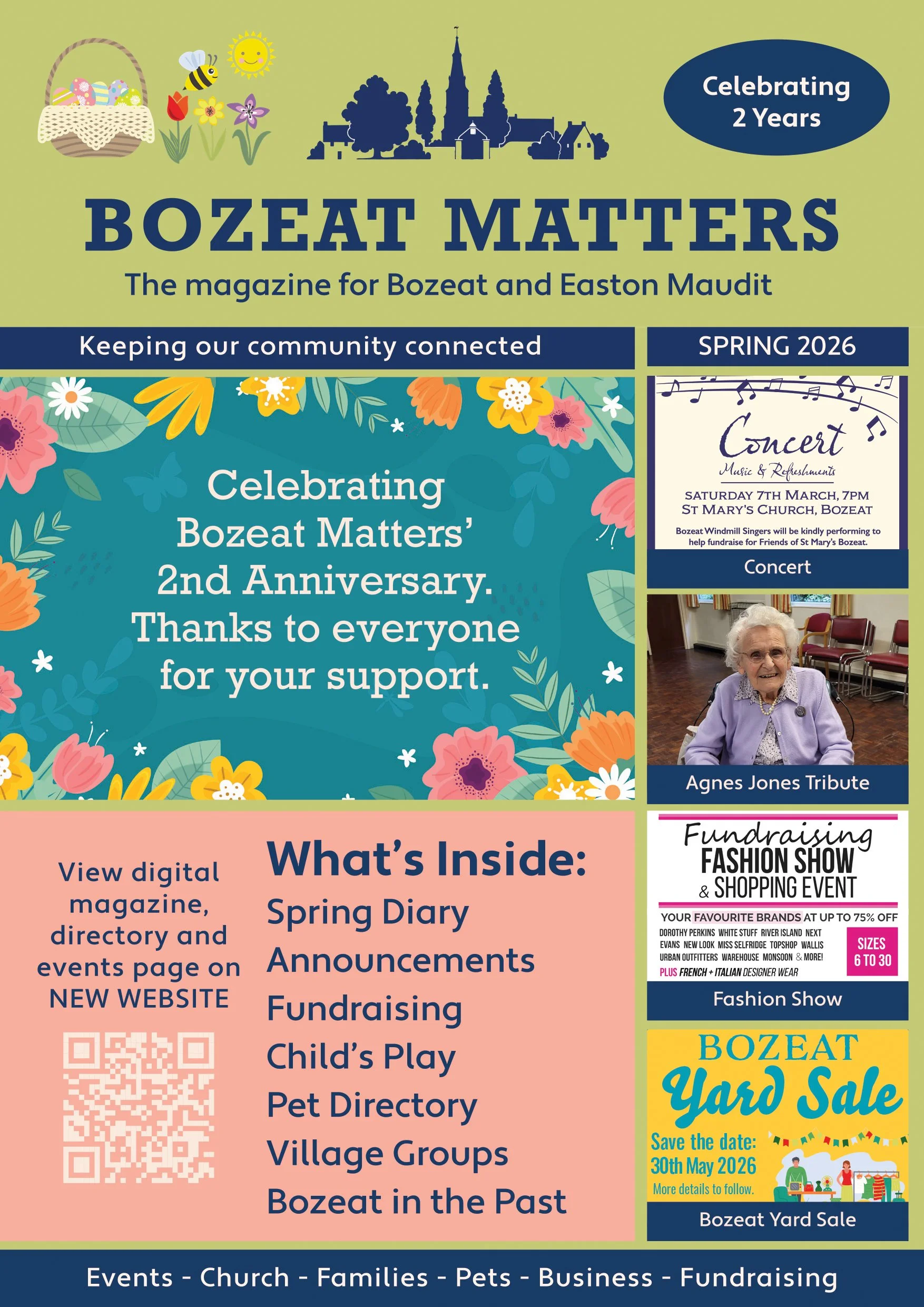 Bozeat Matters spring 2026 front cover