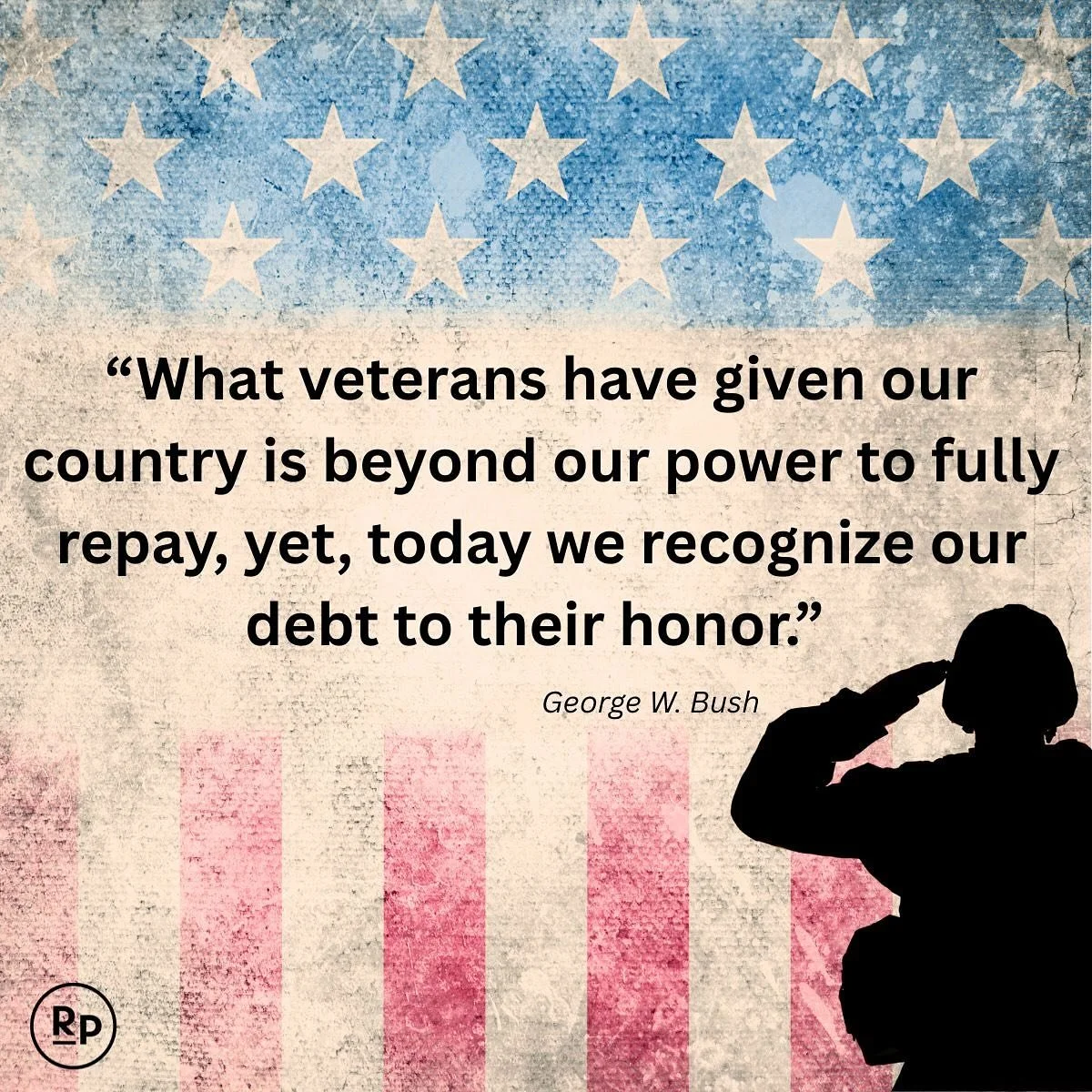 Happy Veterans Day from Ridgemont Properties! Today we honor and thank all who have served our country with courage and dedication.
