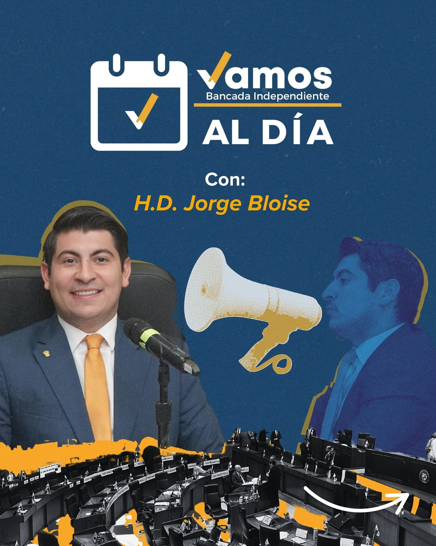 El H.D. Jorge Bloise te actualiza: Avances en educaci&oacute;n, cultura y deportes. &gt; 🗓️ Sesiones, subcomisiones y participaci&oacute;n en eventos clave como el Concurso Nacional de Oratoria y el foro &ldquo;Juntos logramos resultados&rdquo;. &ie