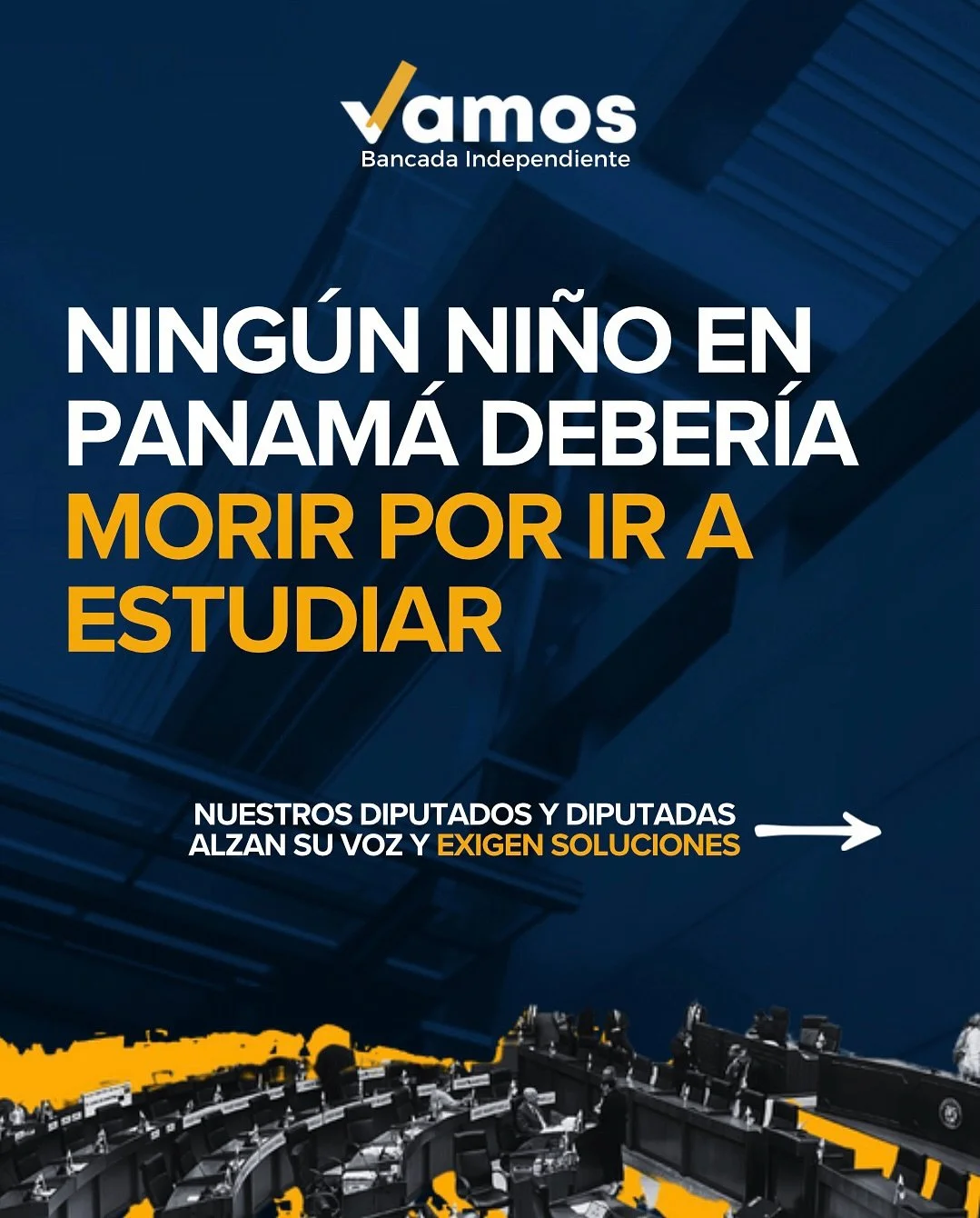 Ayer celebramos el D&iacute;a del Estudiante; hoy lamentamos la muerte de dos ni&ntilde;as de 5 y 8 a&ntilde;os que no lograron regresar a casa despu&eacute;s de clases. 

Ning&uacute;n ni&ntilde;o en Panam&aacute; deber&iacute;a morir por intentar i