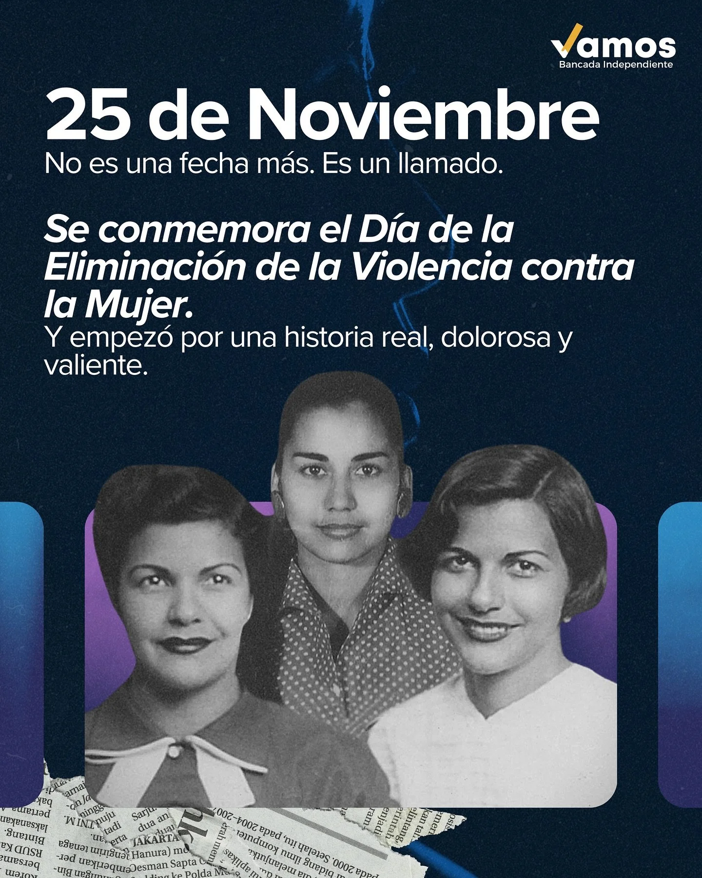 Hoy no es un recordatorio: es un llamado a actuar contra todas las formas de violencia contra las mujeres 💜
