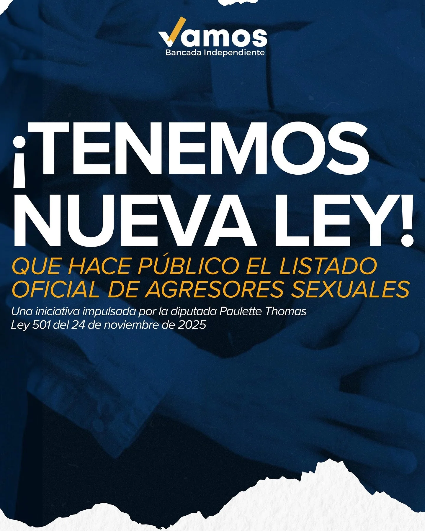 La diputada @thomas_paulette fue quien propuso esta ley 📜✨. Su iniciativa surgi&oacute; con el objetivo de fortalecer la protecci&oacute;n y el bienestar de quienes forman parte de este sector, garantizando condiciones m&aacute;s justas y seguras.

