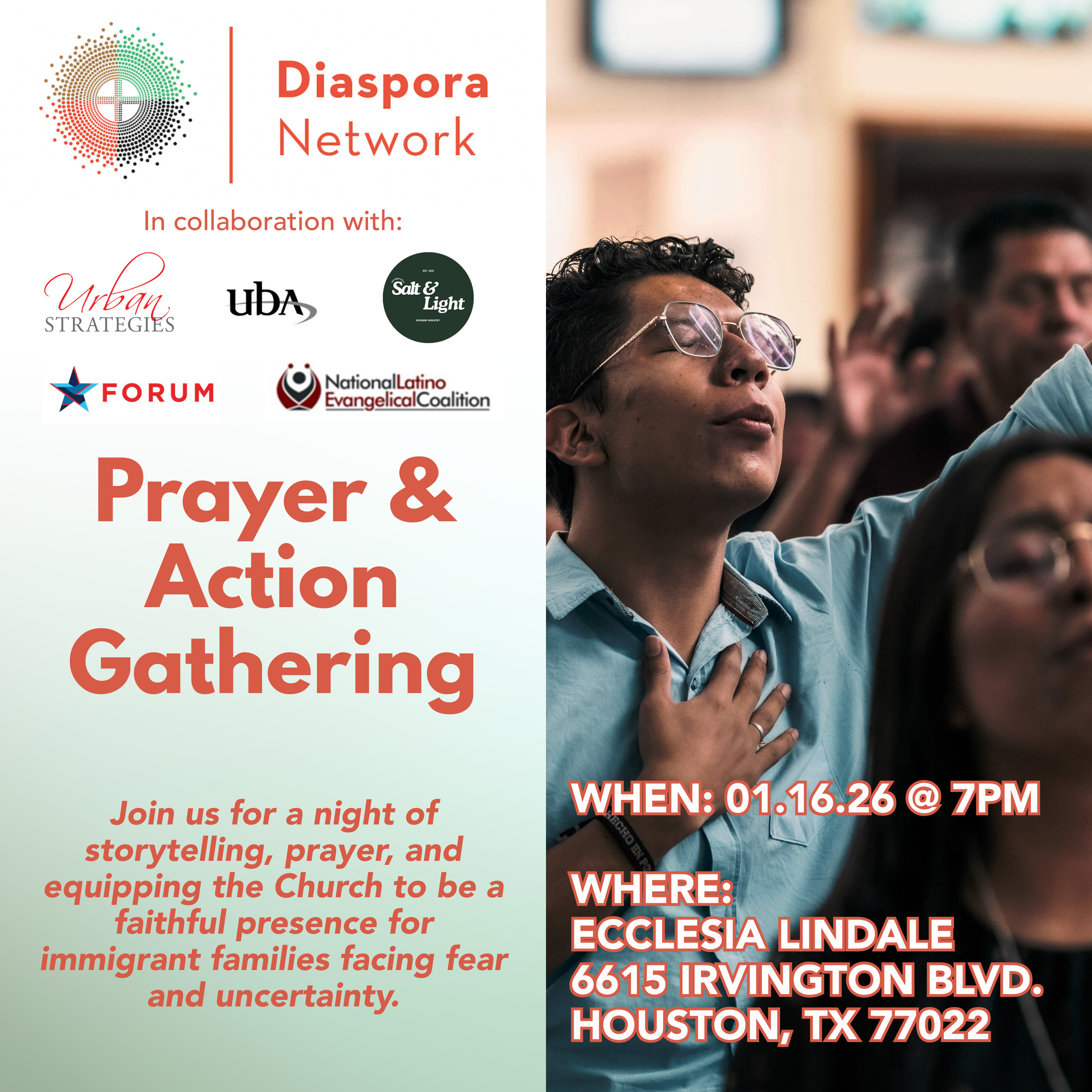 Prayer and Action Gathering: Responding Faithfully in the Midst of Mass Raids and Deportations 