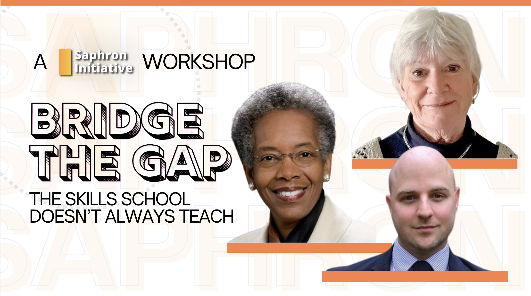 Education Psychology Leaders Join Saphron for Bridge the Gap Workshop