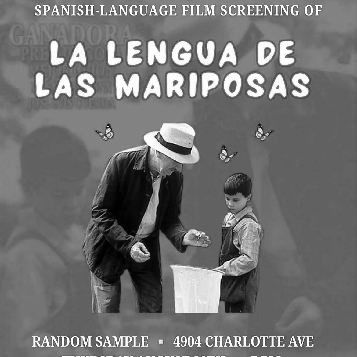 Voces de Nashville x Random Sample Cinema Club Screening La Lengua de las Mariposas