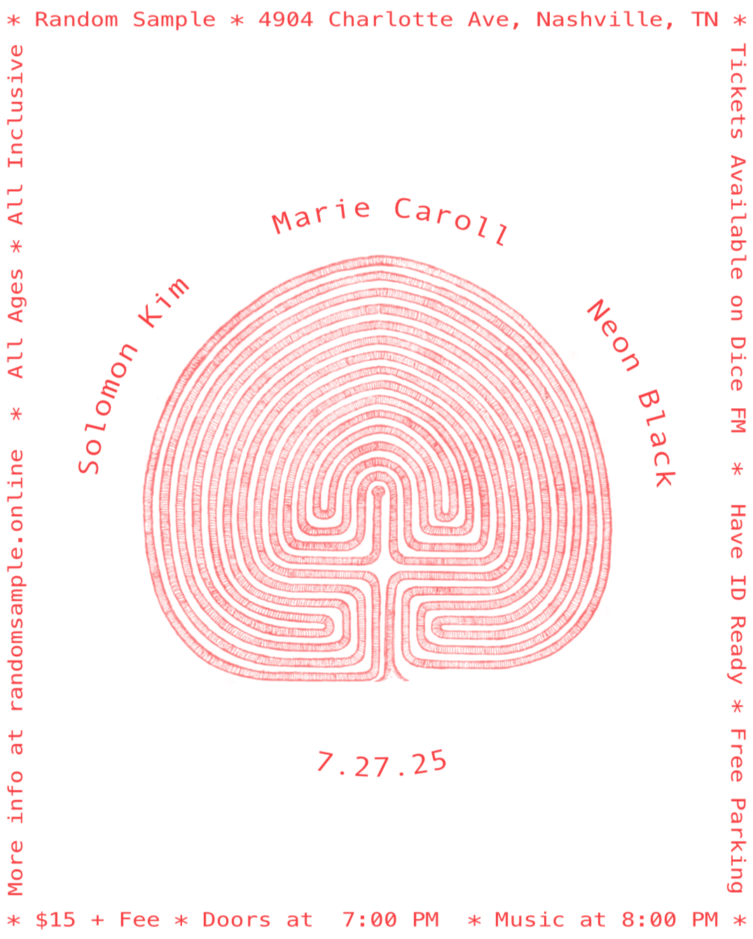 Solomon Kim / Marie Carroll / Neon Black