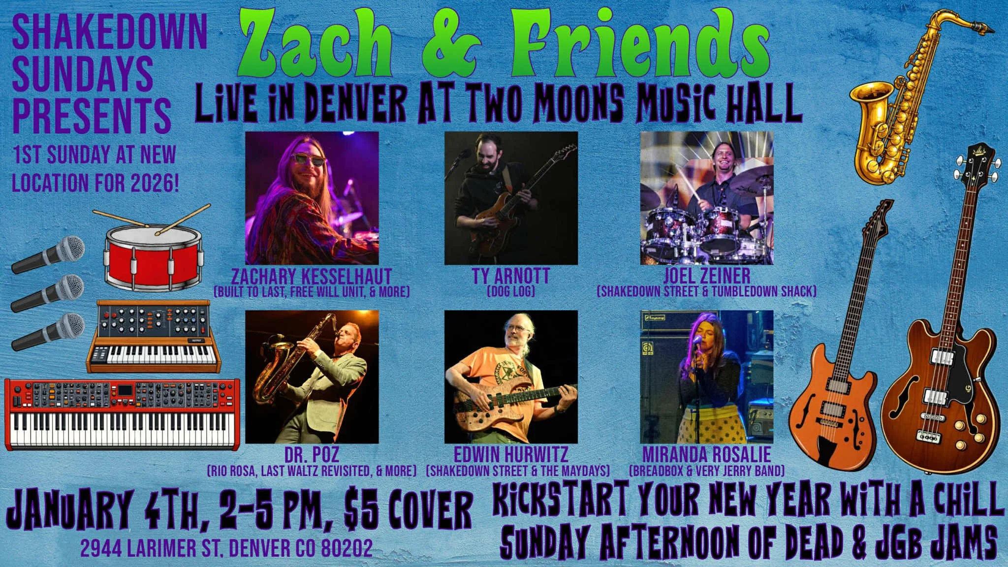 Shakedown Sundays Feat. Zach & Friends