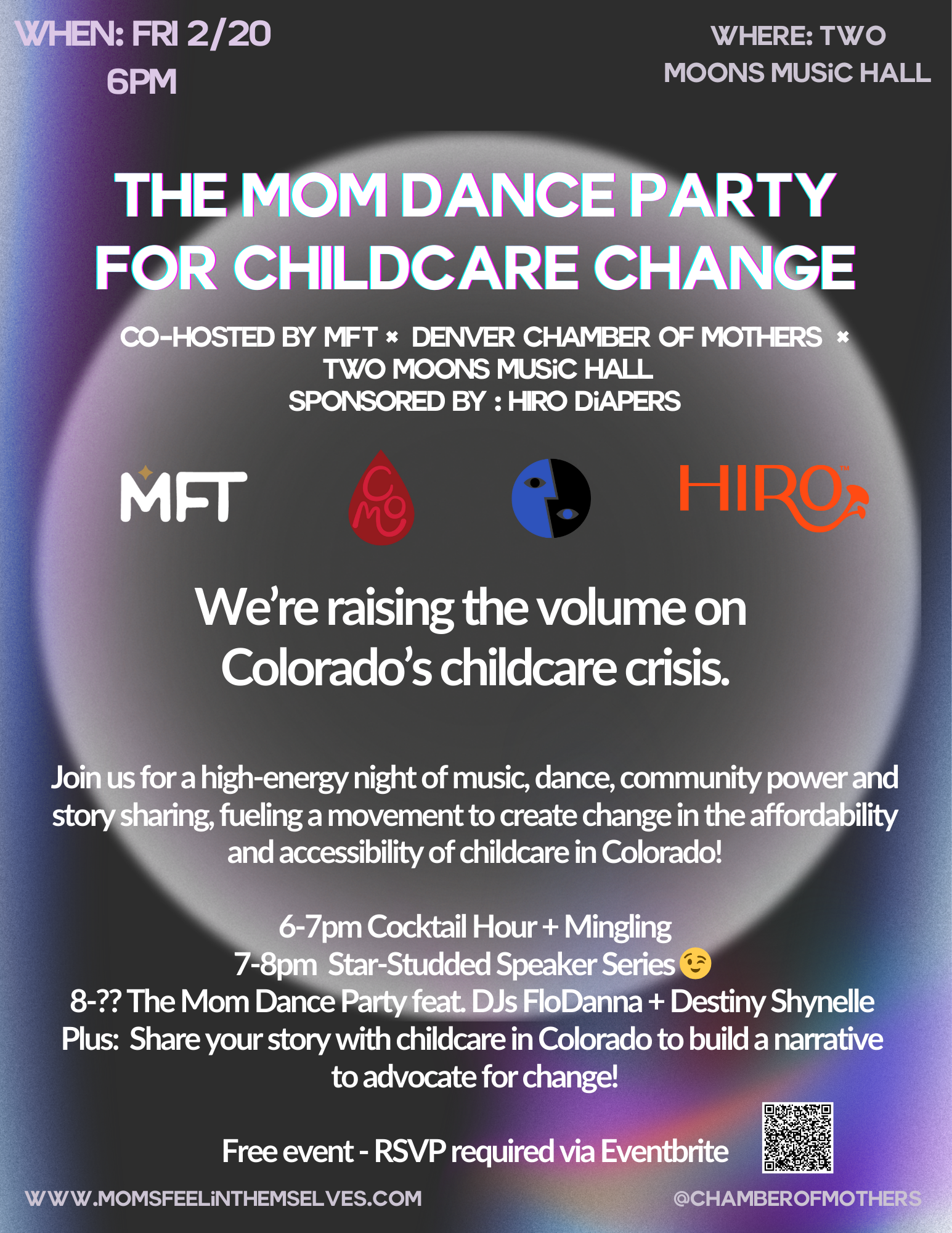 Mom Dance Party for Childcare Change