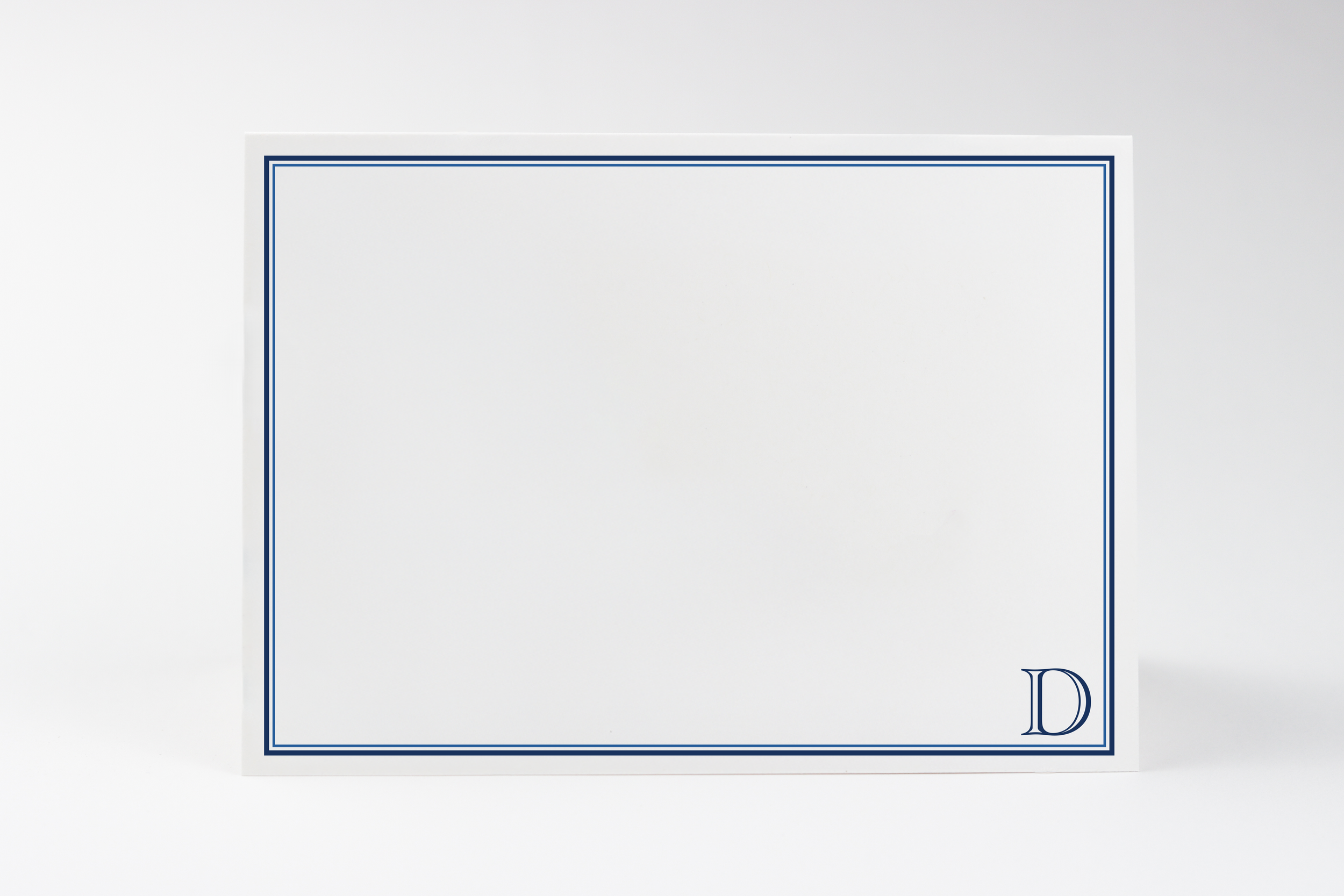 Classic Border - Single Initial - Bottom Right